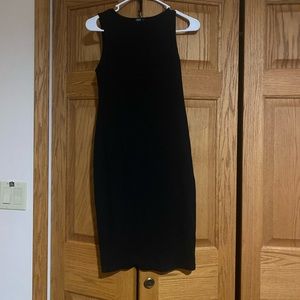 Soft black mini dress